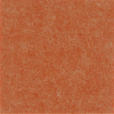 AD4722 Deep Orange, acoustic material visual sample of color and texture. Note color may vary by sheet or dye lot.